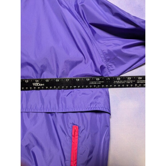 Vintage Woolrich Purple Red Windbreaker Jacket Size Medium 80s 90s Retro Outdoor - Picture 8 of 9